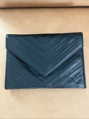 YSL Saint Laurent Vintage Envelope Clutch